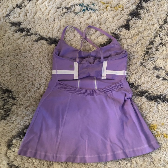 Lululemon Purple Workout Tank Top Sz 4 - Picture 7 of 8